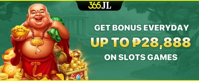 JLBet Slot promotional banner featuring high-value winnings and slot games